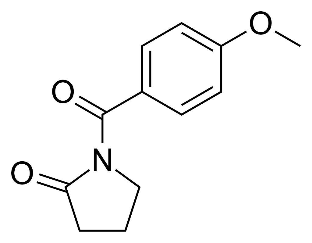 Aniracetam molecular structure
